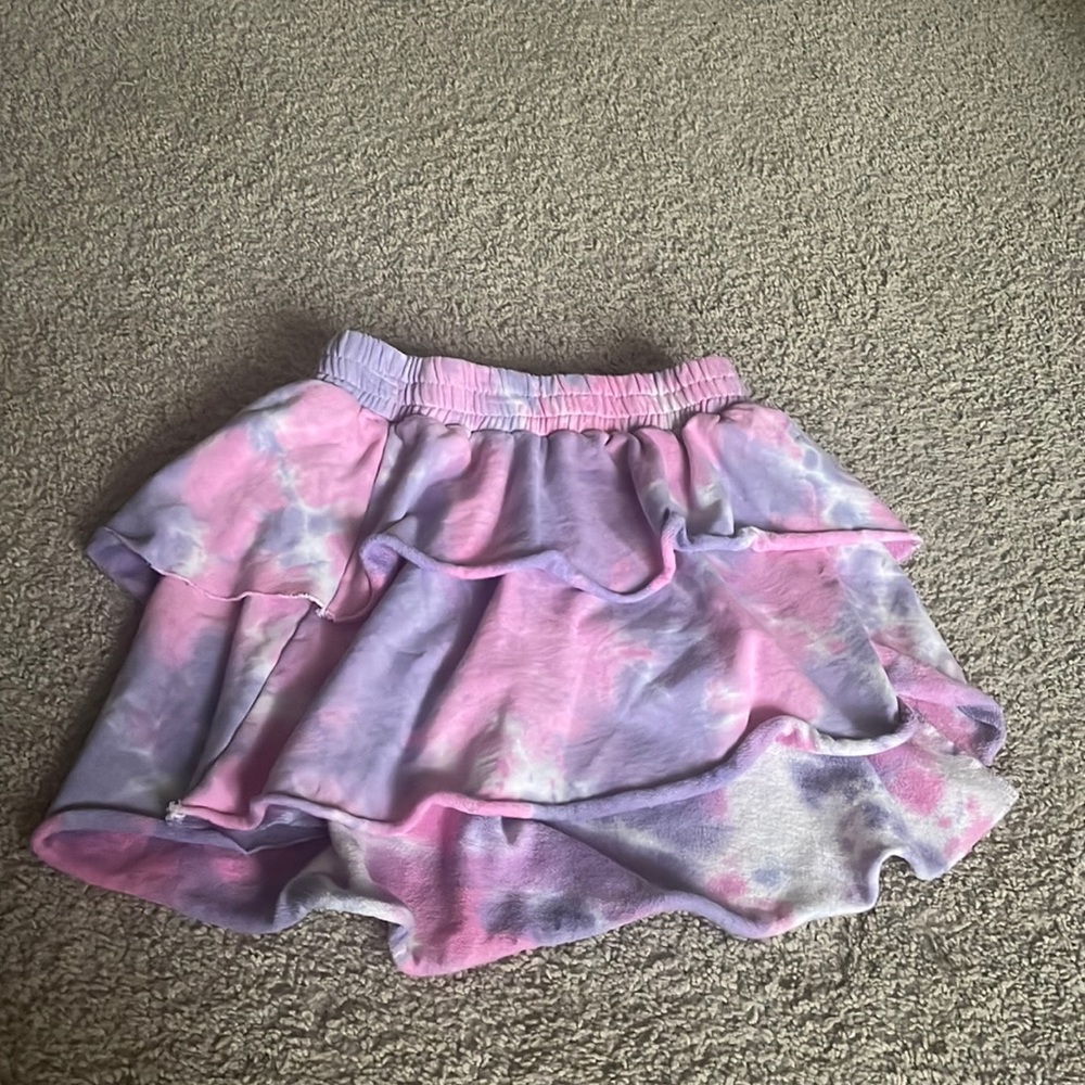 Pink and Purple Tie Dye Skirt